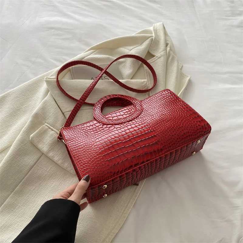 Luxury Handbag Crocodile Pattern Women Bag Fashion Shoulder Bags Famous Brand Designer PU Leather Large Capacity Crossbody Bag K251128