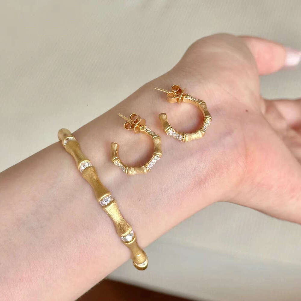 Zhi "Zhu" Changle New Chinese Brushed Knot Set, Italian Medieval Light Bamboo Ring, Earnail Bracelet