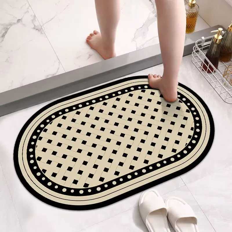Bathro absorbent floor mat diat d toilet door non-slip foot mat toilet door mat bathro small carpet H251129