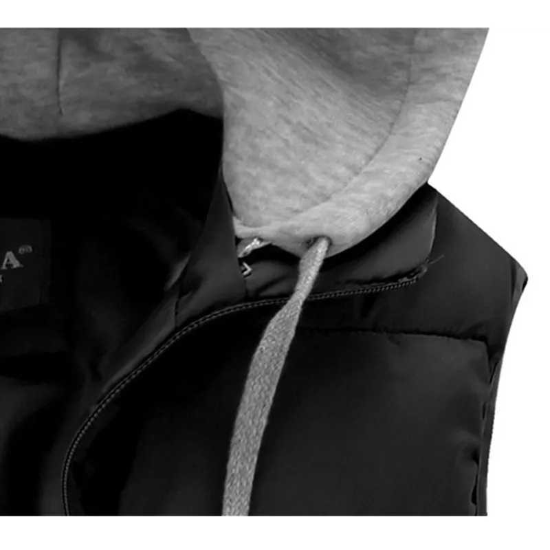 Cotton Vest Top Women Autumn Winter Hooded Vest Outerwear Thick Warm Sleeveless jacket Casual waistcoat Men Women jackets TopsT251129