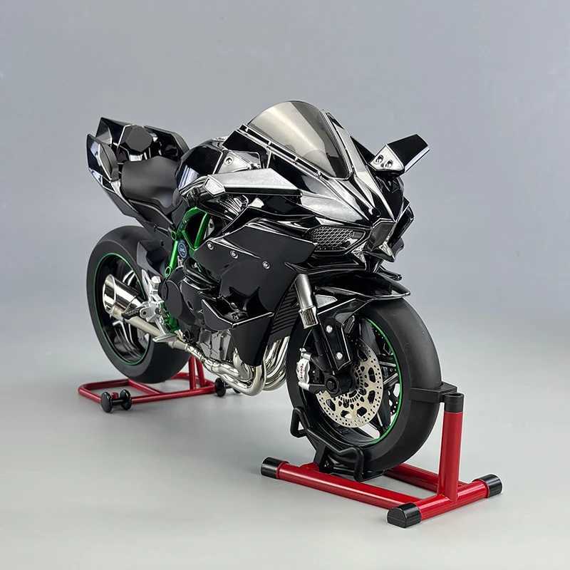 Spray 16 Kavvasaki Racing Ninja 500 H2R Motorcycle Simulation Sound Light Fast And Furious Kid Gift Collection value Display J251129