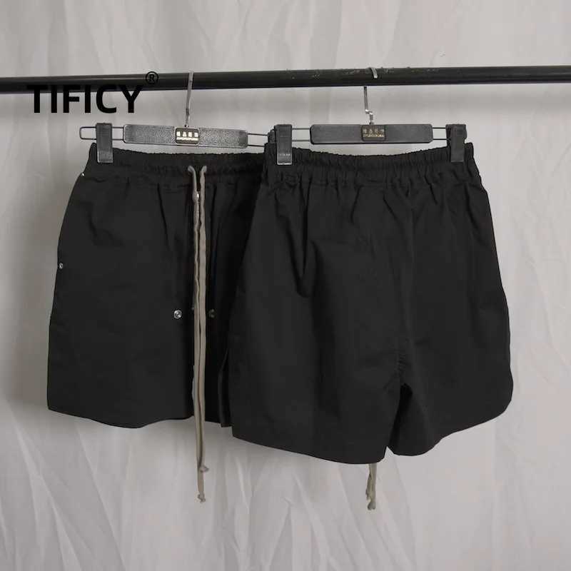 high street New Dark RO Classic Fashion Dark Shorts Woven Workwear Four Leg Split Zipper Mens Beach Casual Shorts M251129