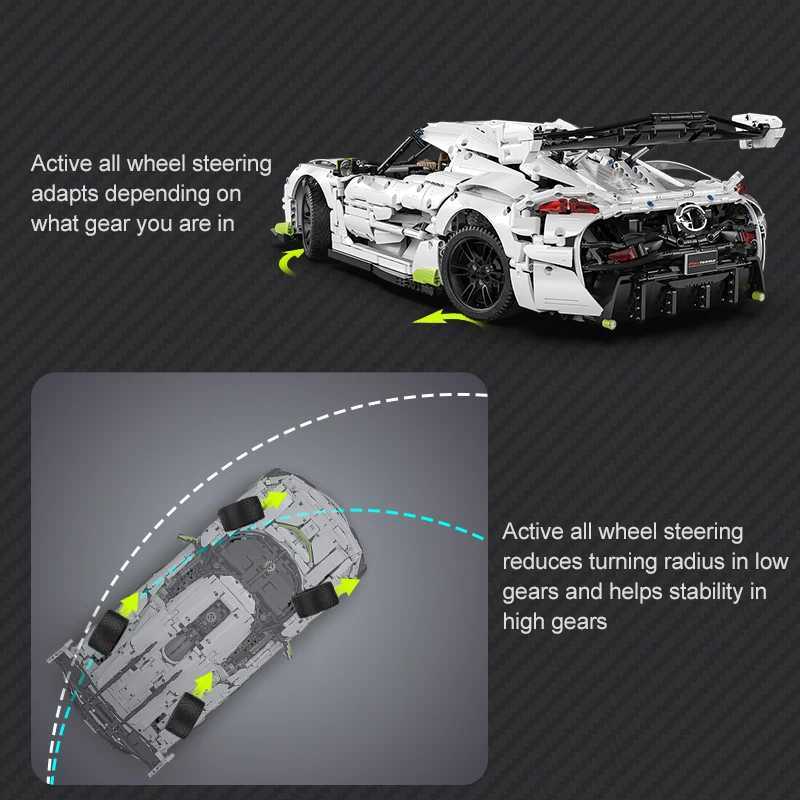 Cada 18 MOC 4346PCS Supercar City Racing Car Hypercar Building Blocks Sportscar Racing Vehicle Bricks Toys Children Kids Gifts J251129
