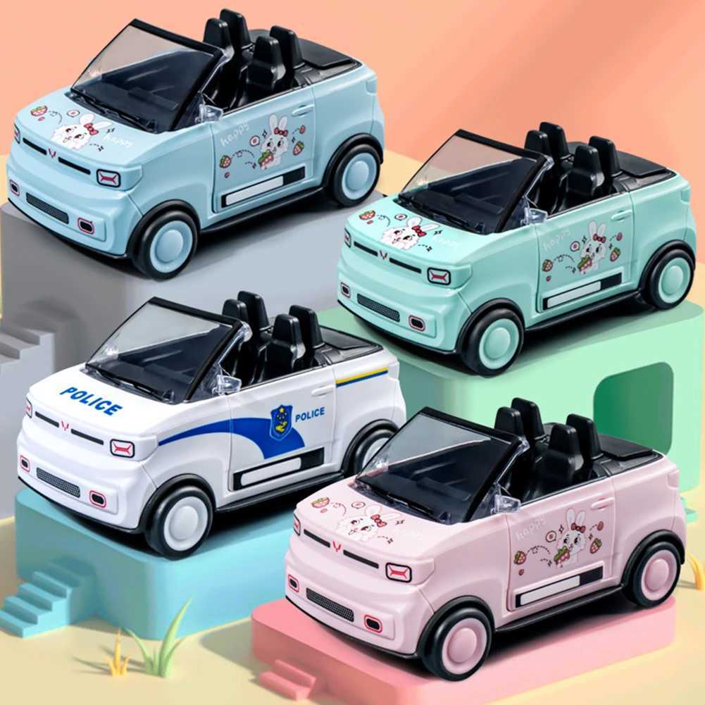 Mini Childs Toy Automobile with Openable Doors Simulation Car Toy Double-Sided Inertance Convertible Gifts for Boys Girls J251129