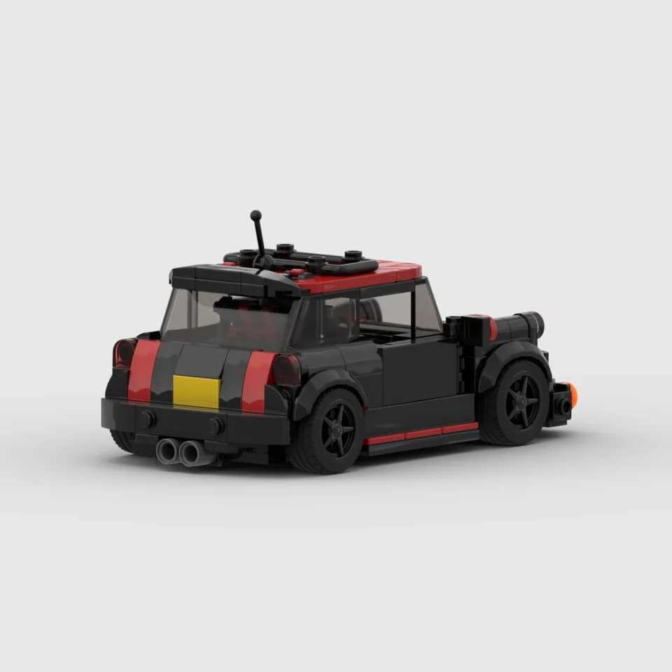 MOC MINI JCW racing Racer Building Blocks Brick Creative Garage Toys for Boys Gifts J251129