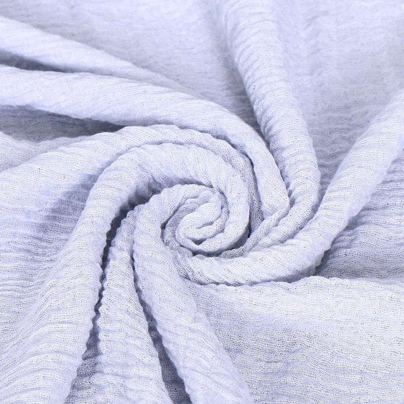 K566 New style pleated solid color cotton solid color scarf Cotton and linen feel fur edge large size ladies headscarf scarf wholesale
