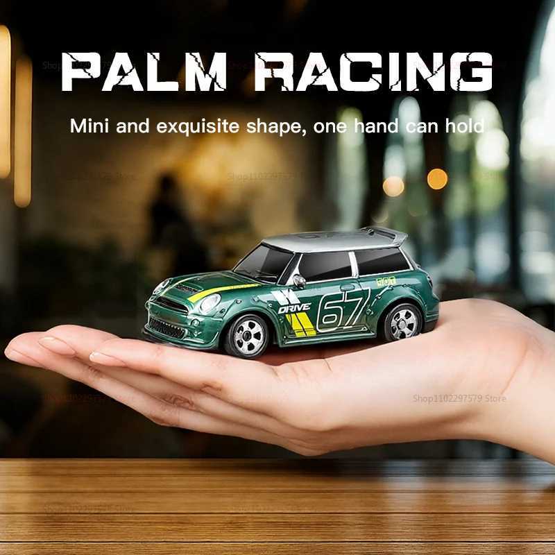 New KF33 24GHz Remote Control Mini Drift Car 164 Scale RC Car For Boys Kids Desktop Toys Gifts 4WD Racing Model For Children J251129