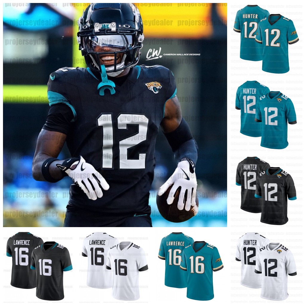 12 Travis Hunter Gabe Davis Jaguarses 2025 Football Jersey Trevor Lawrence Etienne Jr Travon Walker Devin Lloyd Jones Jenkins