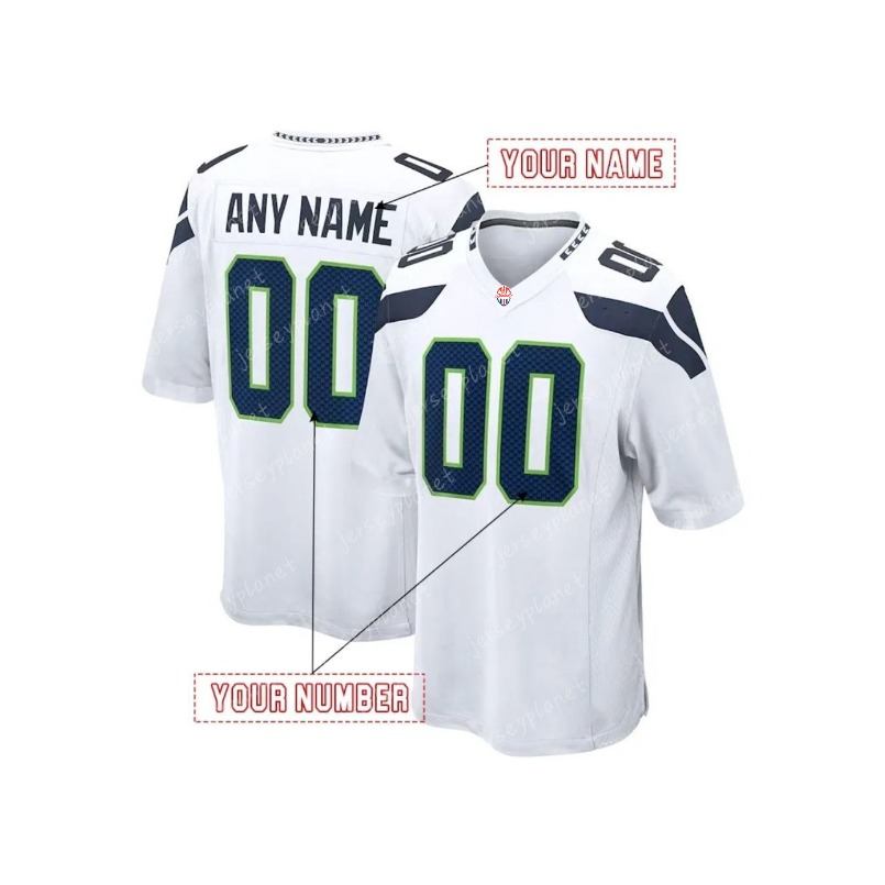 Custom Football Jersey Cooper Kupp Darnold Smith-Njigba Walker III Love 2025 Rivalries Embroidered Letter Number Design Polyester for gift