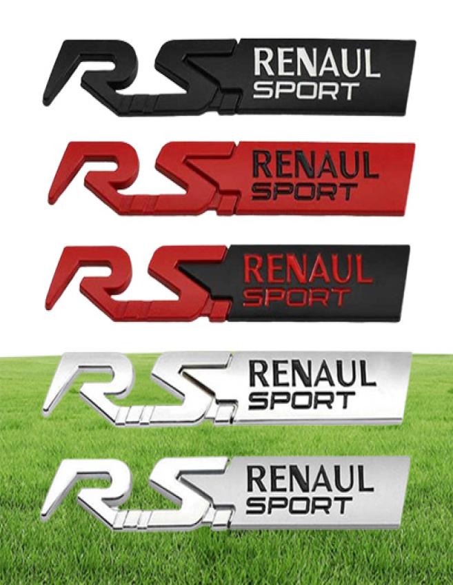 Car Sticker Emblem Decal for Renault RS Sport Clio Scenic laguna Logan Megane Koleos Sandero Safrane Vel Satis Arkana Talisman2799687