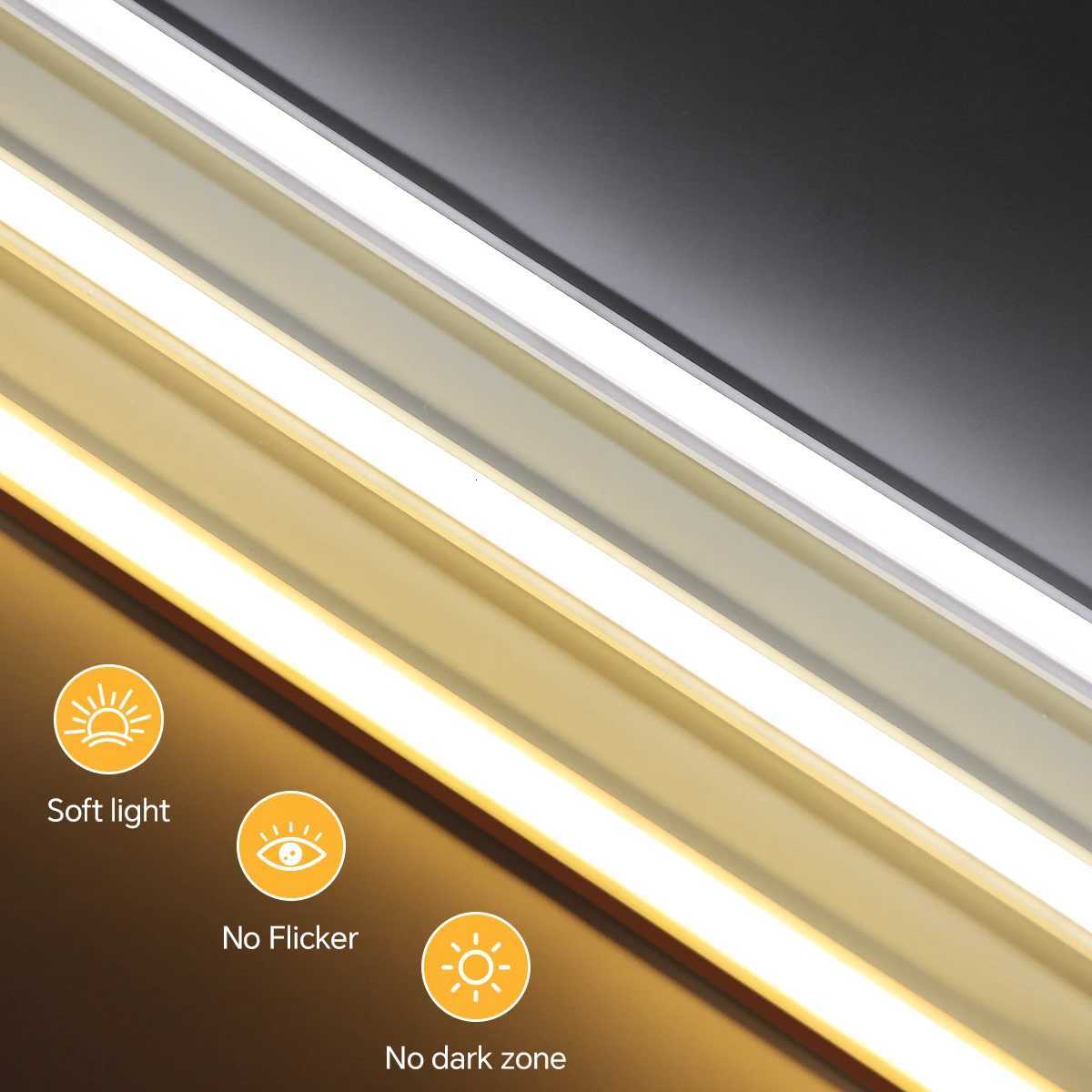 High End COB LED Neon Light Strip 24V Luminous EvenNo Dark Area Self-adhesive Neon Tape Lamp Waterproof LED Rope Room Decor M251129