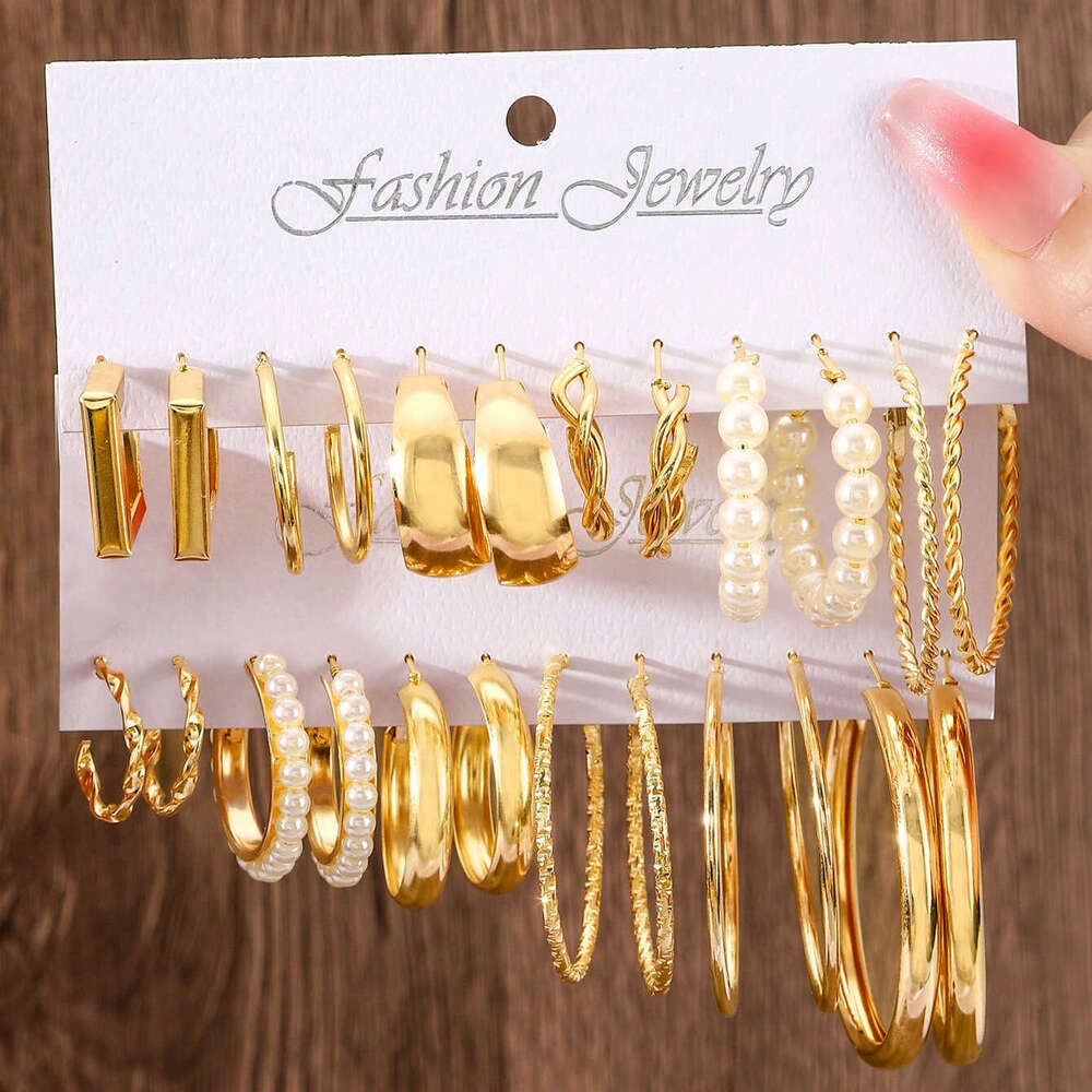 trendy minimalist jewelry modern hexagonshaped accessory kit for fashion enthusiasts