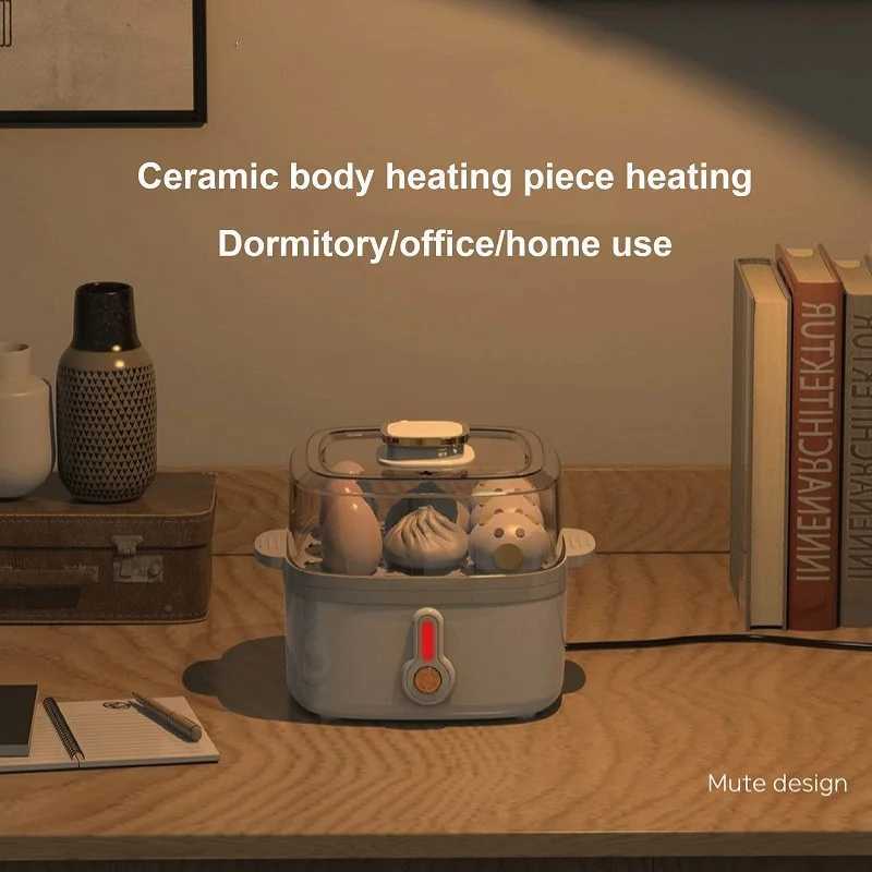 300W Egg Cooker Multi-layer Electric Steamer Multifunctional Breakfast Machine Auto Power Off Steaming Vegetable Steamer 220V C251129