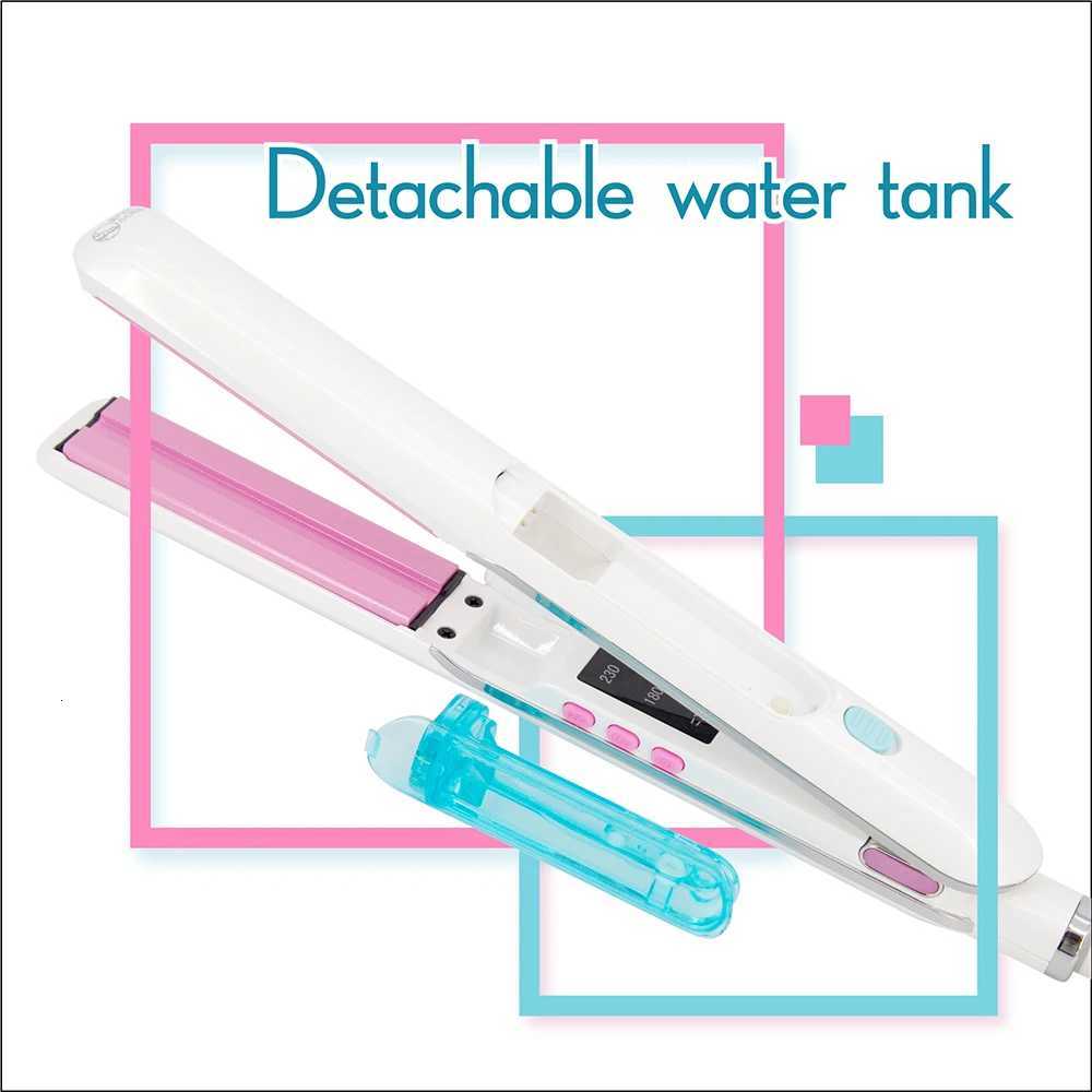 Steam Hair Straightener Professional Ceramic Coating Plate Vapor Hair Flat Iron 230 Straightening Iron 1 InchT251129