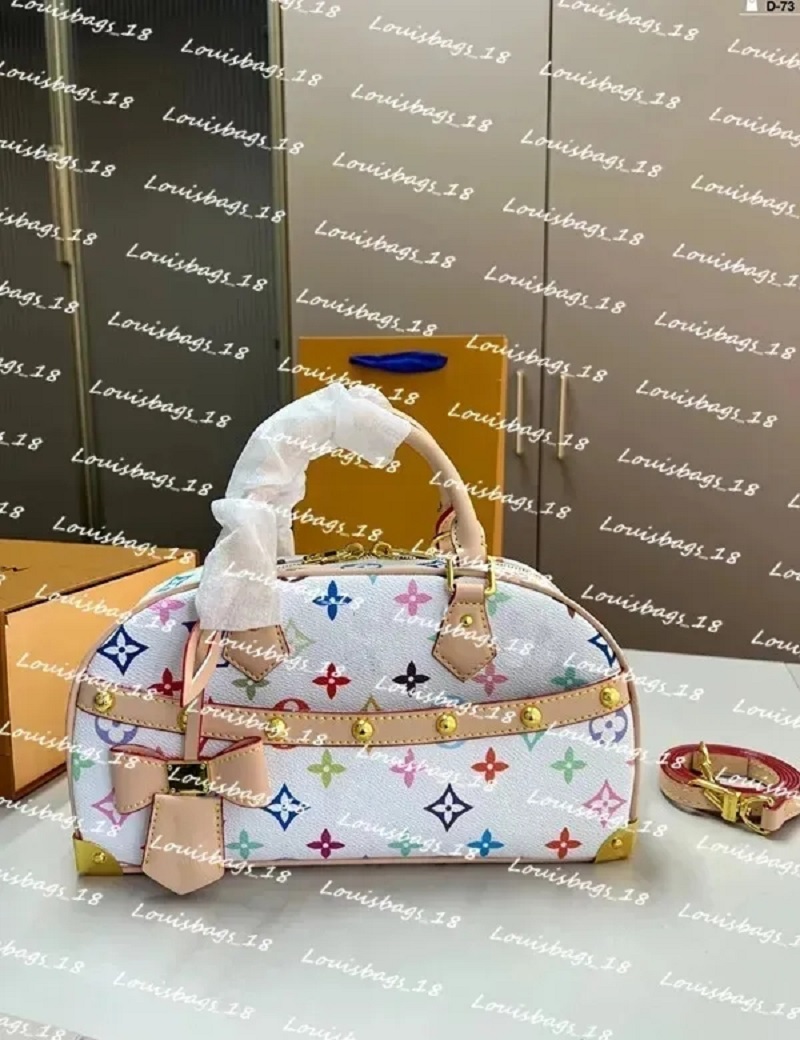 High Quality designer bag shoulder leather takashi murakami handbag baguette canvas women colorful fashion composite lady beach clutch tote woman bag purse wallet