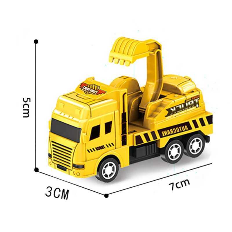 1pc Kids Toys Car Inertia Sanitation Truck Models Pull Back Military Engineering Vehicle Fire Engine Boys Toys For Children Gift J251129