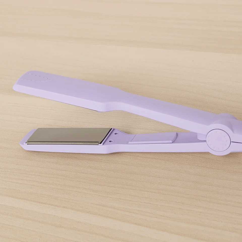Fast Warm-up Electric Hair Straightener Widened Ceramic Glaze Hair Curler Temperature Adjustable EU Plug Hair Styling ToolT251129