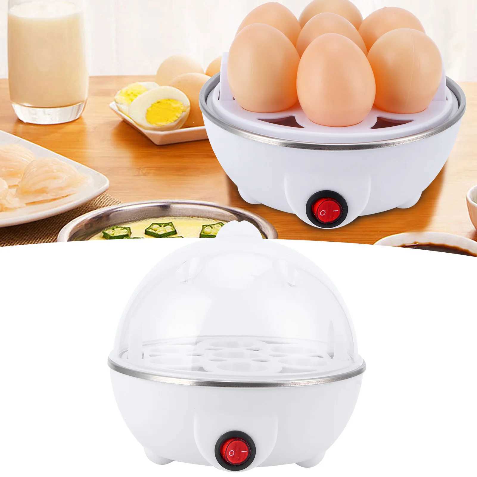 NewElectric Egg Boiler Electric Eggs Boiler Multifunctional Mini Eggs Cooker Poacher for Kitchen Use C251129