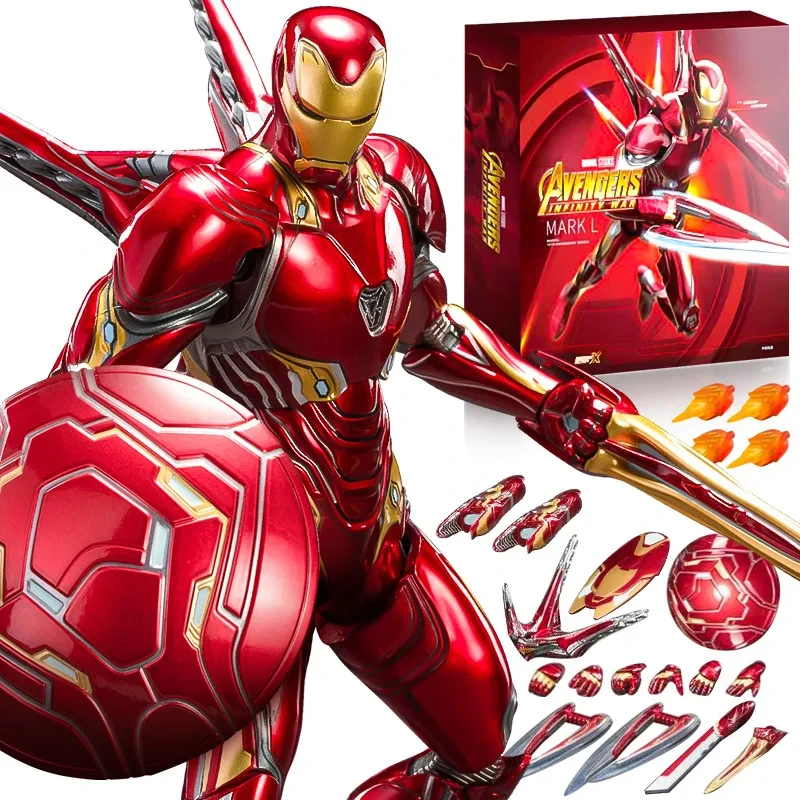 ZD Toys Iron Man Action Figure Joint Movable MK1 MK3 MK6 MK7 MK42 MK45 MK50 MK85 MK17 MK33 MK39 Adult Collection Figure Gift