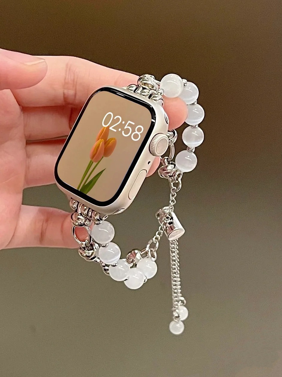 Cat Eye Stone Crystal Bracelet Strap for Applewatch Smart Accessories Ladies' fashion jewelry accessories