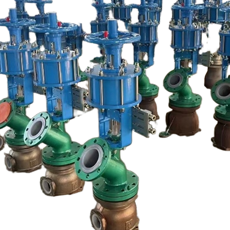 Heavy-Duty Hand Wheel Lift Display Fluoropolymer Discharge Valve