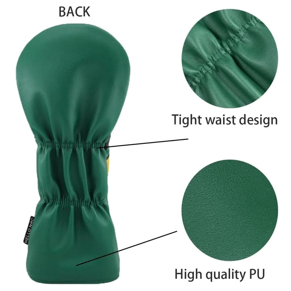 1pc Golf Head Covers for Driver Woods Premium PU Material cover ned to Fit All and Drivers 251129