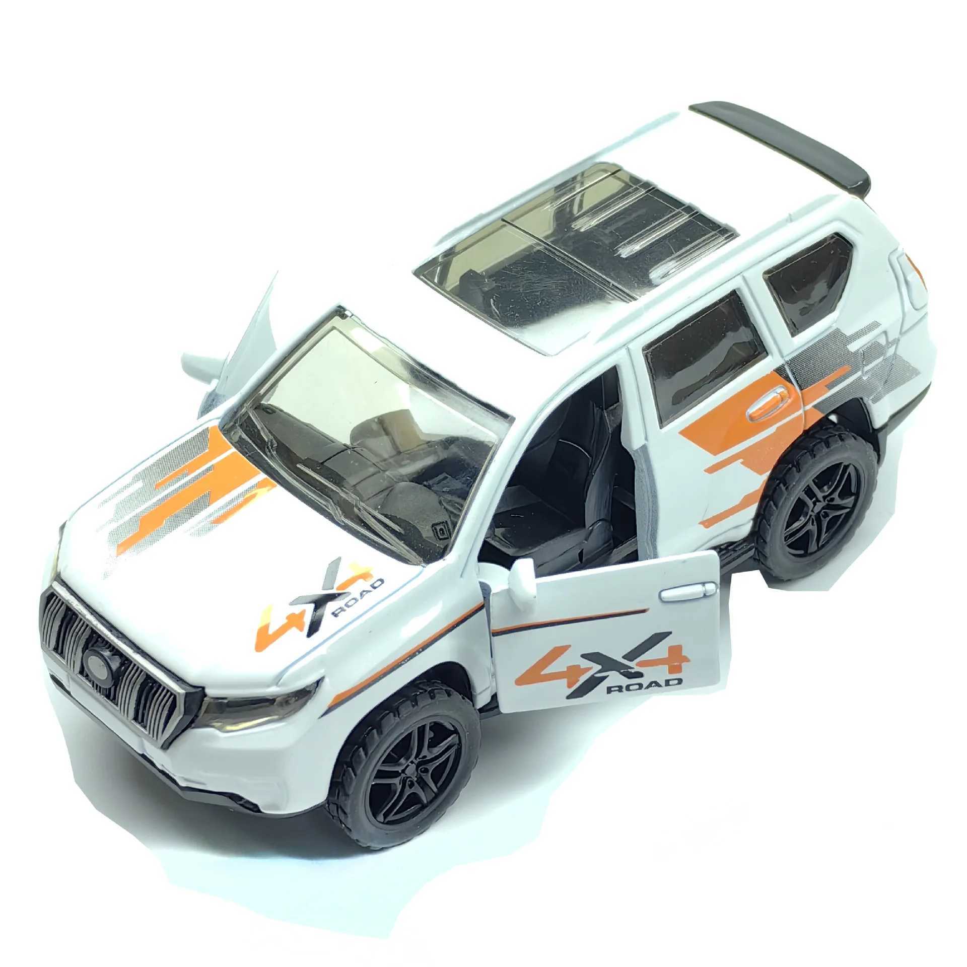 136 Hardcore off-road vehicle simulation alloy pull-back childrens toy door opening model car distribution bagged J251129