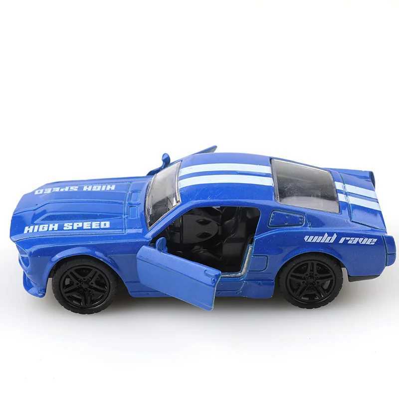 bagged 136 Alloy Car Model modeling Vehicle Mustang Muscle Racing Pull Back Car Ornaments Collection Toys For Boy child J251129
