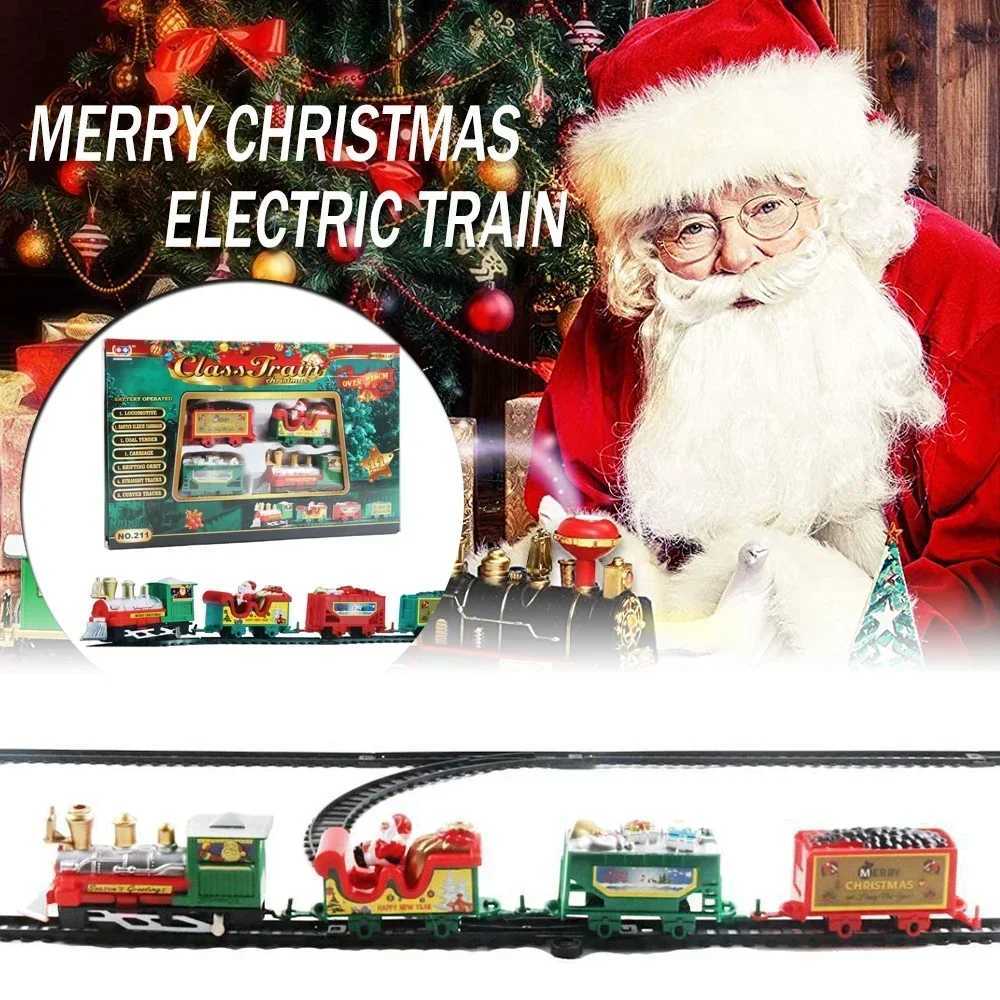 Christmas Train Set Assemble Railway Tracks Toys Decor Christmas Tree Train Gift Toy For Kids Birthday Party Gift Christmas Gift J251129