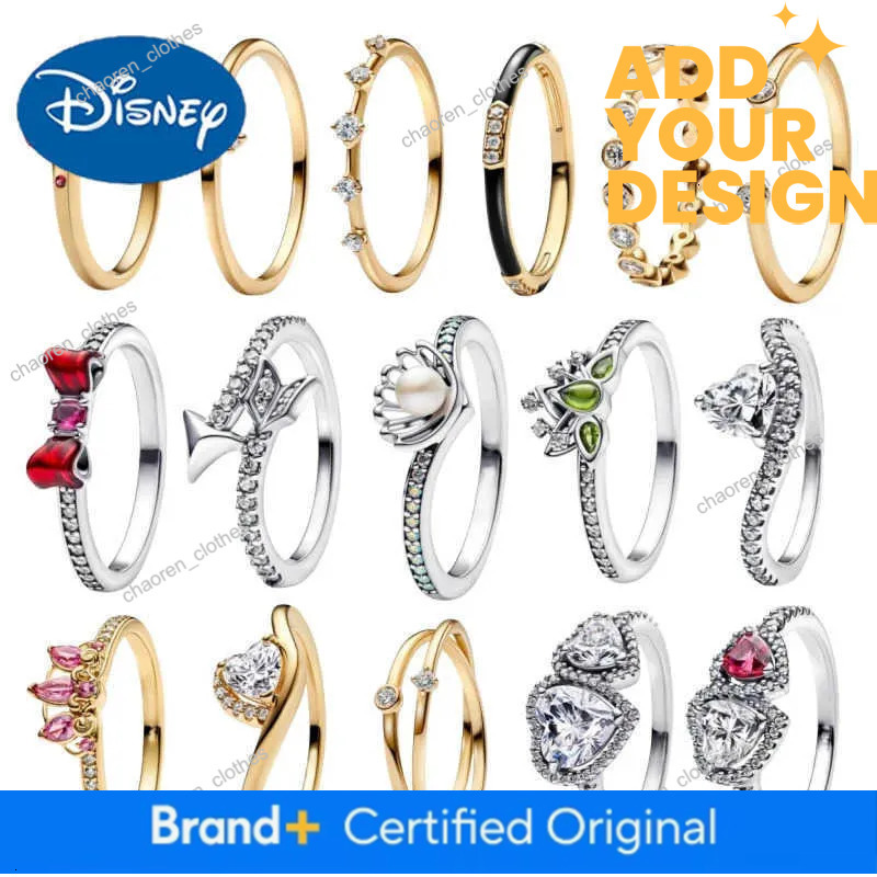 custom New Disney Stranger Things Series Ring Suitable for Original Pandora DIY Women Christmas Jewelry Gift