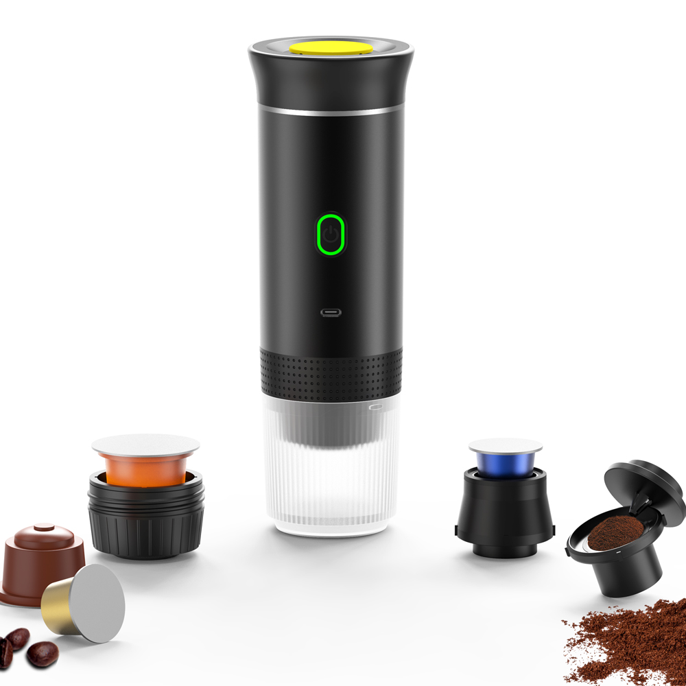 Coffee Makers 3-in-1 portable coffee capsule for outdoor portable mini coffee machine espresso by sea shipping