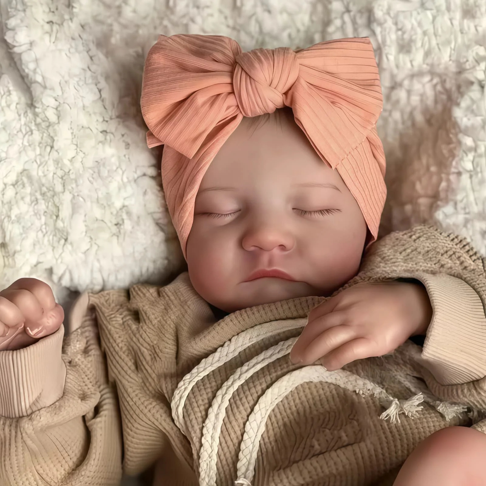 Risbecko Lifelike 43cm Finished Reborn Doll Like Real Baby Handmade Art Doll 3D Painted Skin With Visible Veins Vinyl Limbs 251121