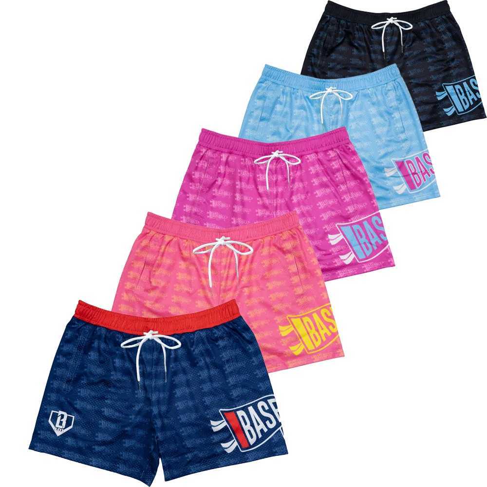 Womens Fashion Casual Beach Shorts Motorcycle Shorts Baseball Lifestyle 101 Pennant Youth Shorts Quick Drying Sports Shorts Y2504295EYA