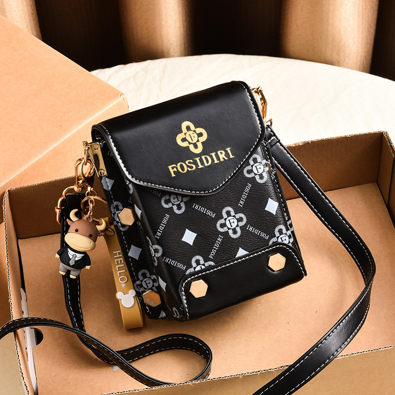 2025 New Designer Bag Mobile Phone Crossbody New Trendy, Fashionable, High-End, Single Shoulder Simple Mini Bag, Women's