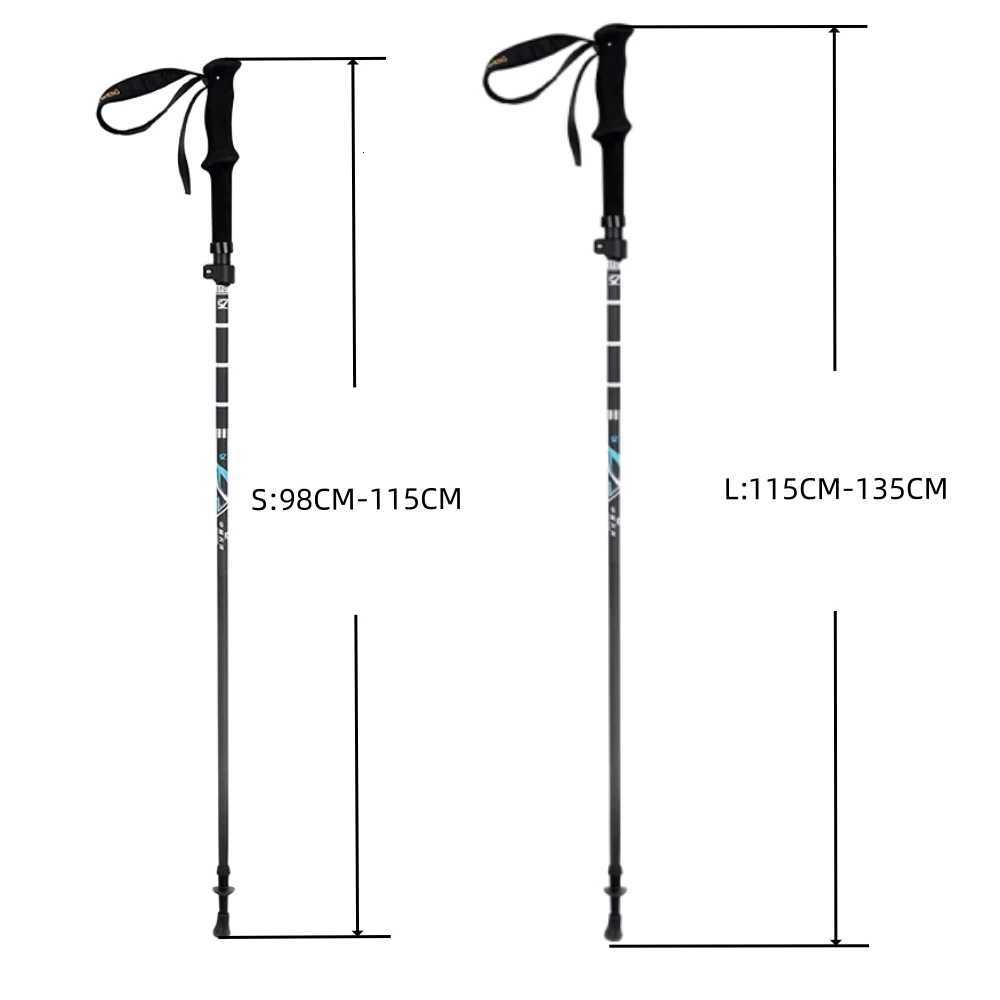 Carbon Fiber Hiking Poles Portable Walking Poles Walking Sticks Ultralight Collapsible Hiking Poles Outdoor Hiking Poles X251128