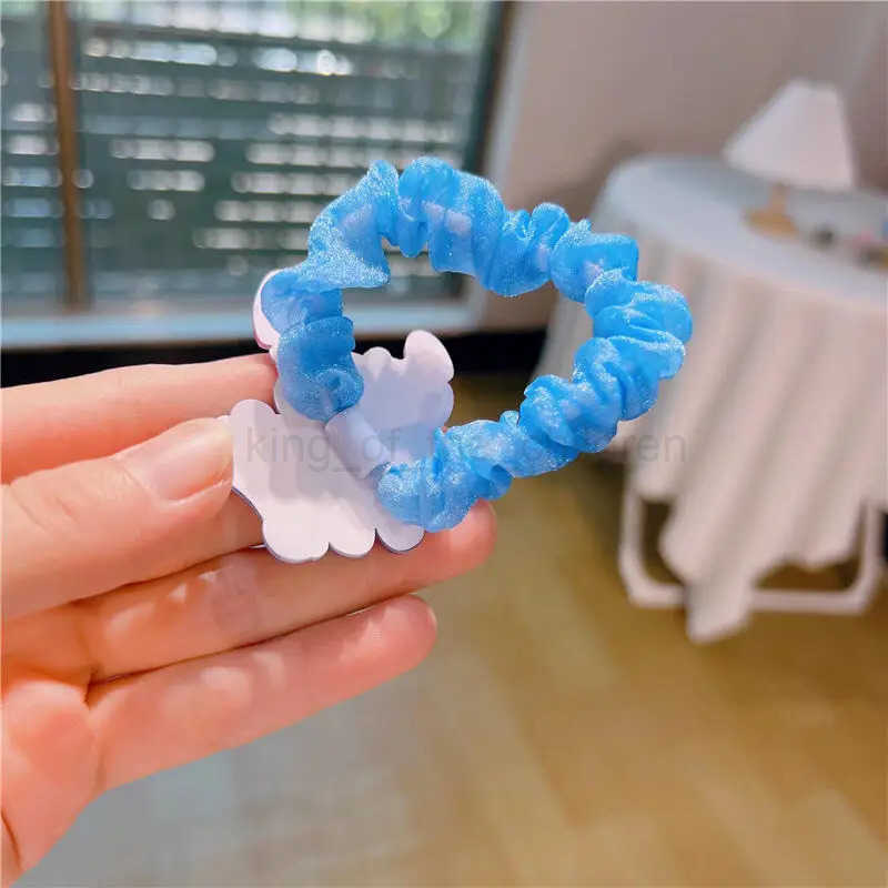 Disney Popular 10 items for sale Disney Anime Splicing Hairbands Kawaii Splicing Hair Clips Cartoon Rubber Hairbands Accessories Girls Gifts Toy Image