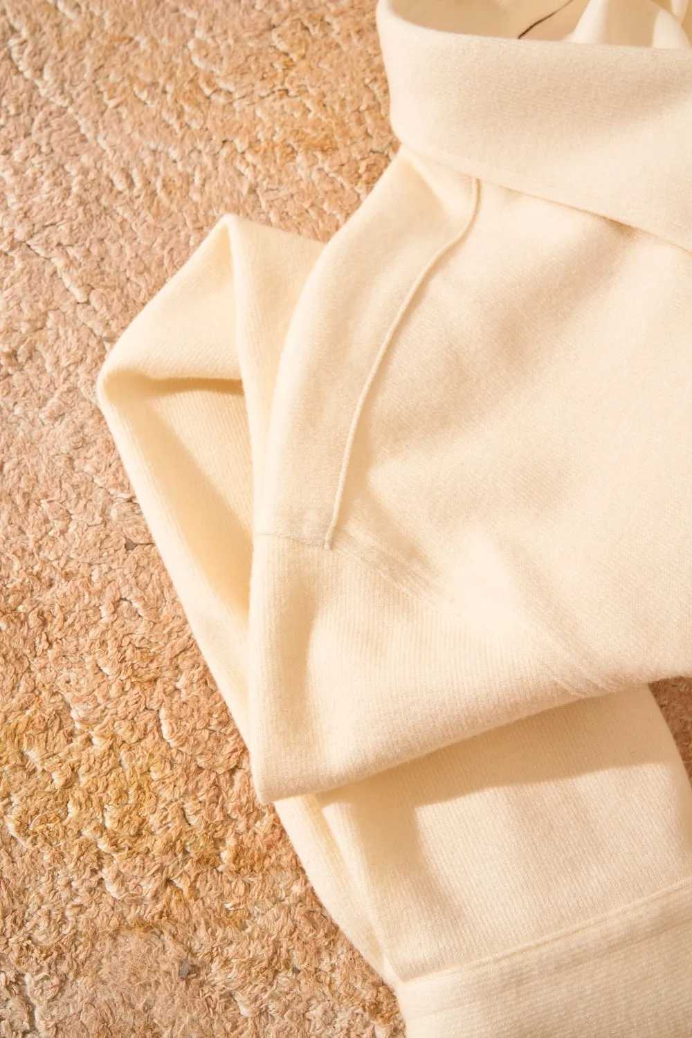 Italian BC version old money style autumn and winter wool blended business casual long-sleeved simple shirtW251129