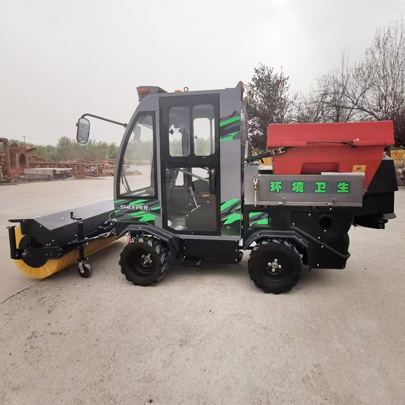 Heated And AC Cab Crawler Snow Blower - Fully Enclosed Operator Station
