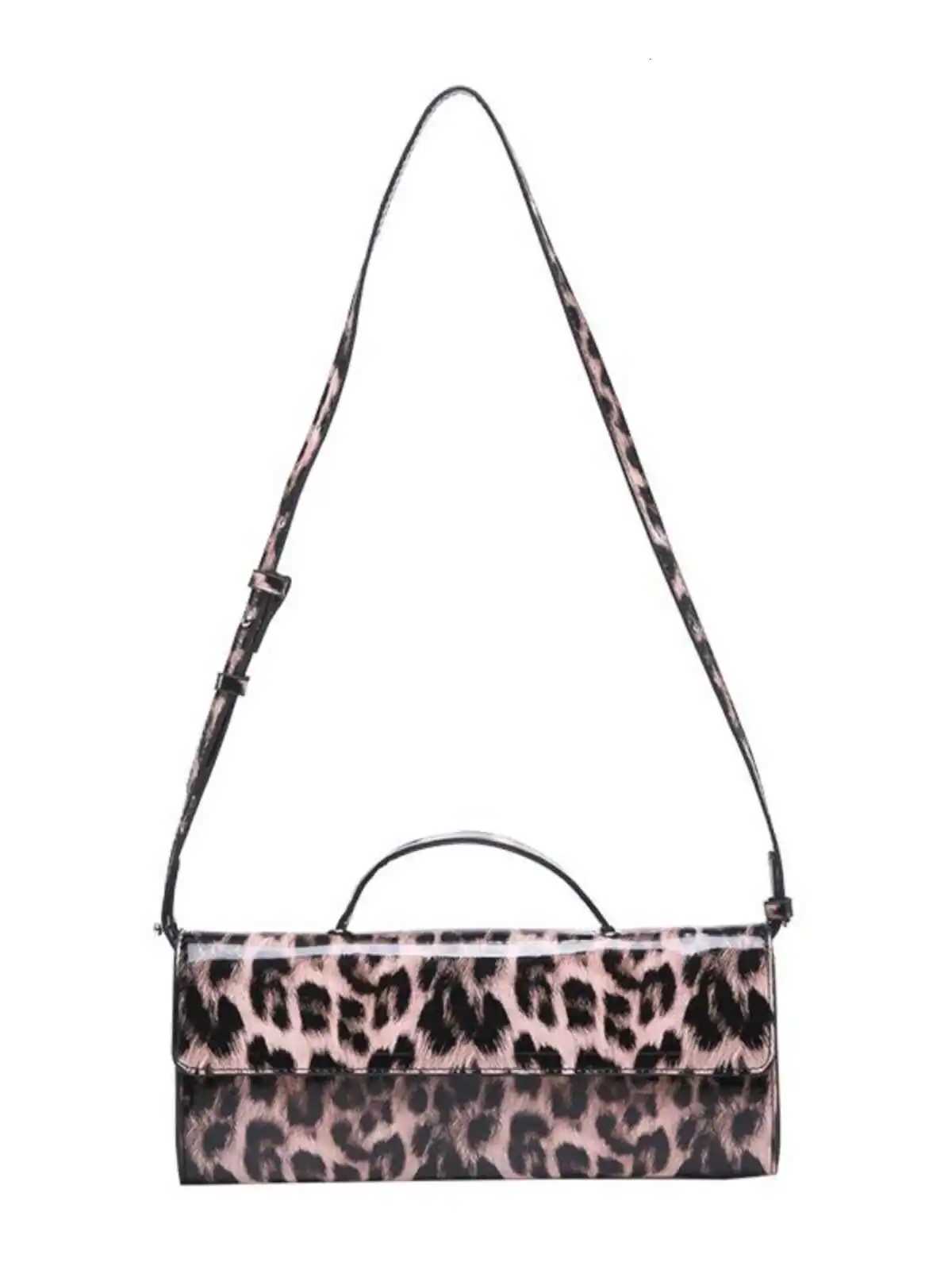 Hot Girls Style Leopard Handbags For Women New Fashion Niche Design Versatile One Shoulder Bags High-grade Texture Underarm Bag K251128