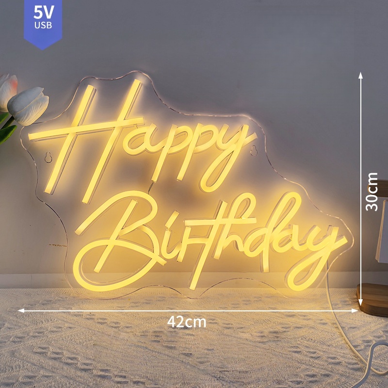 Remote-Controlled Personalized Neon LED Signs for Event Decorations