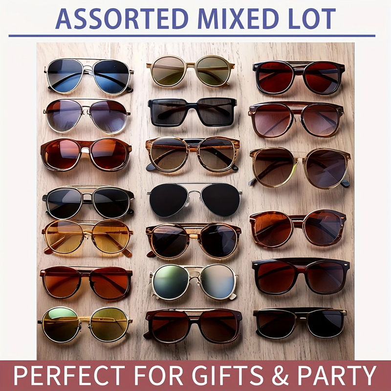 Randomly select 6 pairs of sunglasses and glasses
