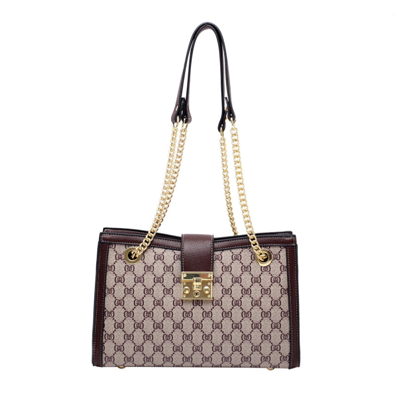 Designer bag free shipping 2025 new fashionable tote bag premium texture printed single shoulder underarm bag for womens