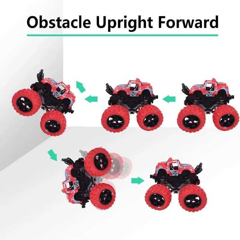 Hot Toys Car Monster Truck Four-wheel Drive Vehicle Stunt Dump Car Inertia Car Toy Dinosaur Pull Back Children Toy Boy Girl Gift J251129