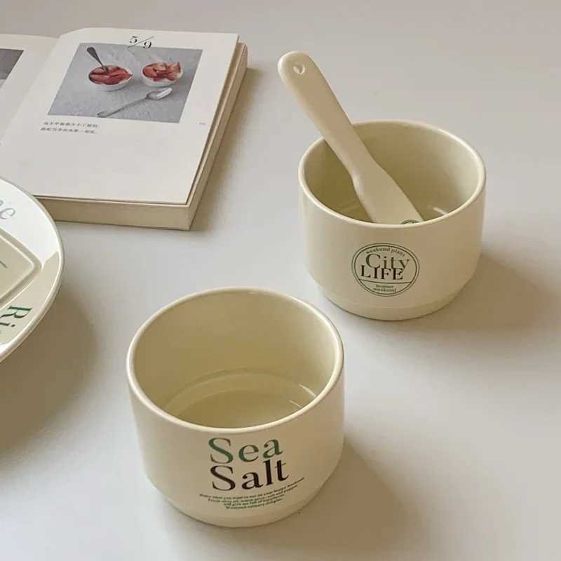 Luxury Korean Creative Western Cuisine Plate Letter Ceramic Plate ins High Beauty Ceramic Cake Dessert He Vegetable Soup Plate Y251129