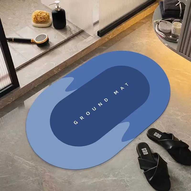 Bathro floor mat Household floor mat Toilet non-slip mat Toilet carpet Diat d absorbent toilet foot mat H251129