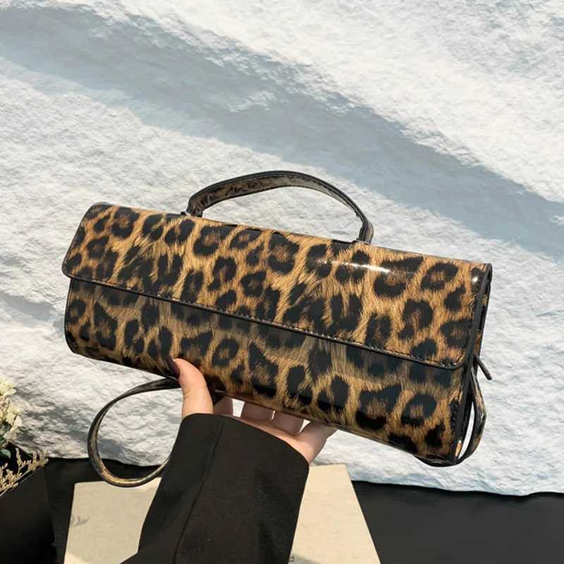 Leopard Print Handbag Womens Shoulder Bag Flap Pu Leather Crossbody Bags Lady 2025 Spring Small Tote Versatile Messenger Bags K251128