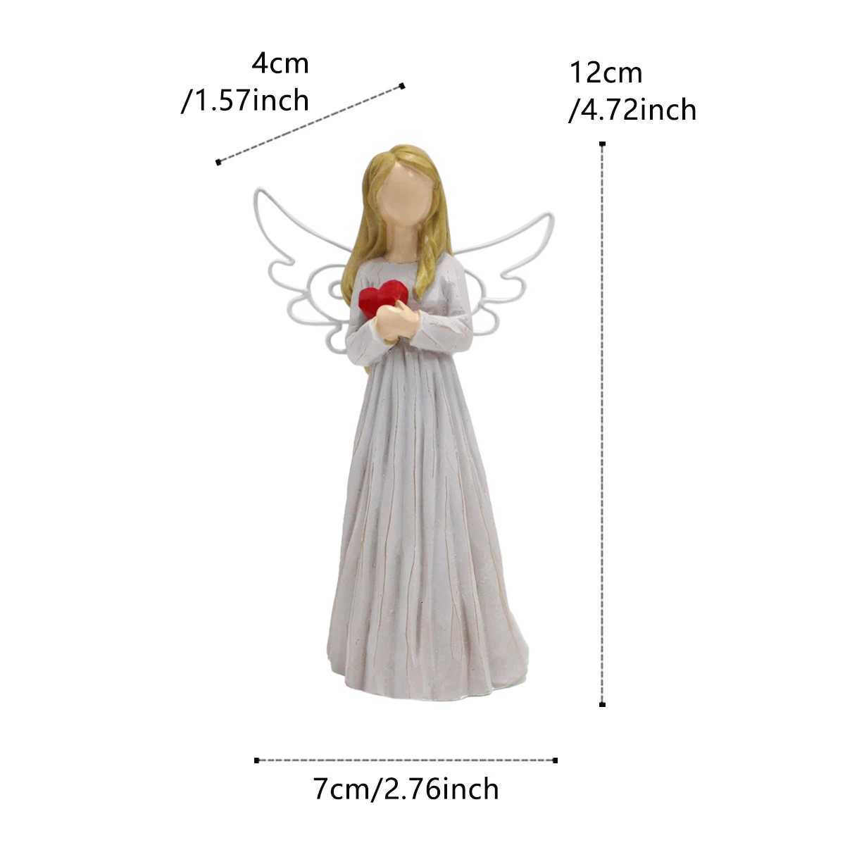 Resin Love Angel Statue Angel Statue Decoration He Decoration Statue Indoor and Outdoor Decoration Bookcase House Porch H251129