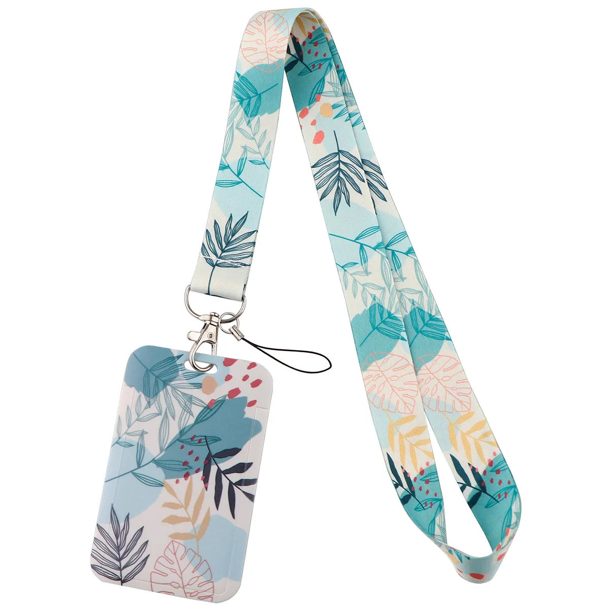 Customization LOGO Neck Lanyards with Badge Card Holder With Straps UV Printed ID Card Clip Fantasy Cartoon Character Designer Sleeve for School Child