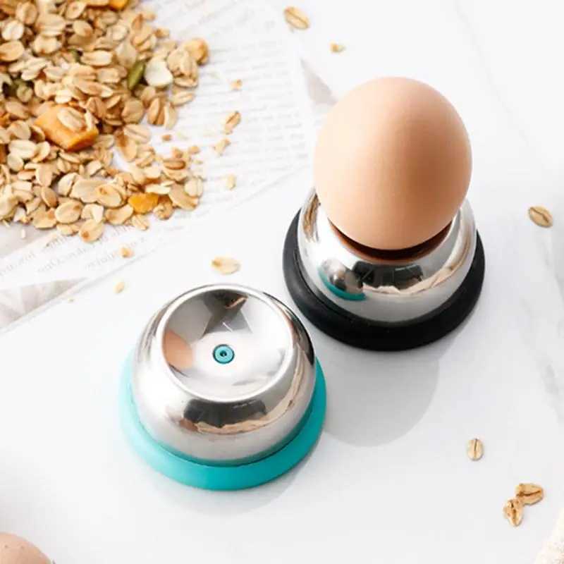 Egg 304 Stainless Steel Needle Egg Maker Plastic Base Manual Boiled Egg Punching Machine Kitchen Small Tool Egg Prickers C251129