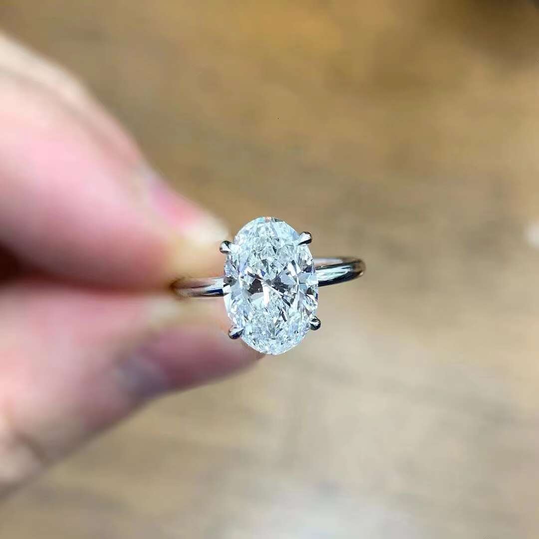 CVD HPHT Lab-Grown Diamond Color D VVS VS 0.7-1.0-2.0 Carat Oval Cutting Diamond Loose Gemstones with IGI Certificate Report
